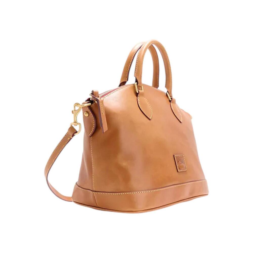 Dooney & Bourke Florentine Leather Carissa Satchel Natural - Picture 2 of 3